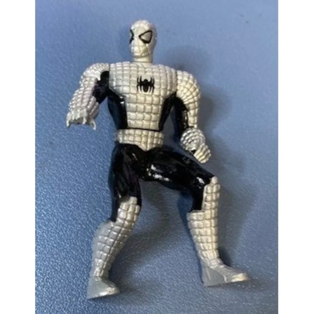 Marvel Spider-Man Action Figure Kids 5 Inch Silver Black Good Spider-Armor MK I